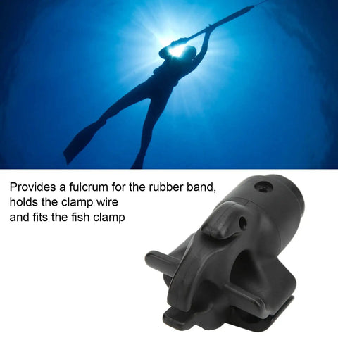 Ultra Lightweight Spearfishing Muzzle For Speargun Beefy High Strength ABS Build Underwater Ready with diver spearfishing