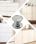 Built Like A Tank DIY Cabinet Drawer Pull Bases And Heavy Duty Screws For Epoxy Silicone Molds Rock Solid Metal Knob Mounts with multiple cabinets