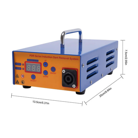 Magnetic Induction Dent Repair Tool For Cars With Digital Display 150KHz 1.38Kw Power Overheat Protection