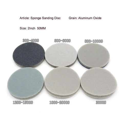 Grab This 48 Piece Set Of 2 Inch Flocking Sanding Sponge Discs With Hook And Loop Backing For Smooth Car Polishing Jobs That Peel Easy And Vent Dust Like A Boss, variety of sanding sponges.