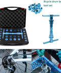 Aluminum Alloy Bicycle Bearing Press Set For Universal Wheel Hub Installation And Repair with case and tools displayed