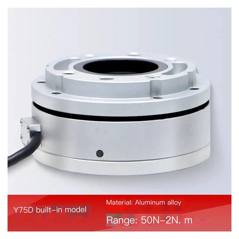 Six-Dimensional Force Sensor For Industrial Robot Manipulator High Precision Multi Axis Measurement With Robust Durable Housing Stable Data For Advanced Robotics Control Applications And Wide Range Of Force Sensing Needs, aluminum alloy, compact design, 50N-2N.m range.