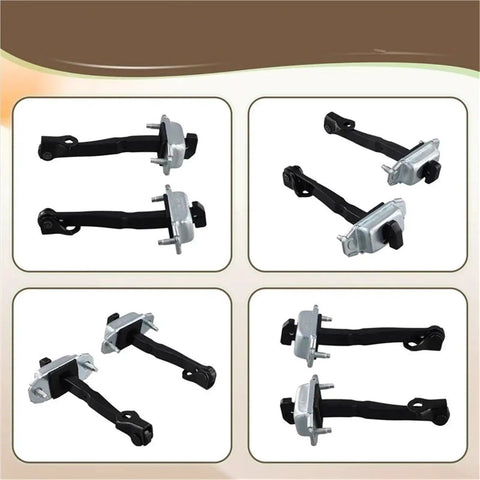 Kia Sportage MK3 2011-2016 Front Left And Right Door Hinge Strap Set Check Stop Hinges with Dampened Soft Close Mechanism