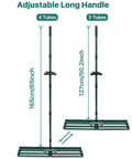 Stainless Steel Lawn Leveling Rake With Adjustable Handle For Smoothing Soil And Topsoil 30x10 Or 45x10 Ground Plate