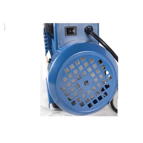 Close-up of the fan grill on KGKGK 2L Rotary Vane Vacuum Pump For AC Repair And HVAC Systems High Performance Air Conditioning Refrigerant Recovery Tool.