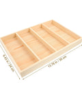 Straight Up Chic Wooden Jewelry Tray Organizer With Four Spacious Compartments To Keep Ring Collections Tidy While Adding Lowkey Premium Desk Vibes To Your Nightstand Or Dresser Surface.