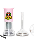 Robokone Filler Bead Grinding Mill With Funnel USB Rechargeable Pink High Speed Bead Milling Tool, accessories included