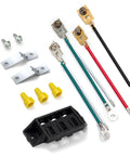 Dryer Terminal Block Kit With Brackets, Screws, Wires And Connectors Replacement AP30 Part To Fix Power Failures And Burning Smell In Your Dryer Plug And Play Easy Install And Long Lasting Electrical Upgrade, black terminal block with wires