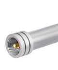 Close-up of connector on Beefed-Up Dual Band Ham Radio Car Antenna For 136-174MHz And 400-470MHz, 50W Max, PL259 50 Ohm