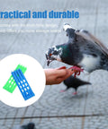 Must Have Ring Holder Organizer Rack For Racing Pigeons And Poultry Ring Storage Foot Ring Rack in use with pigeon