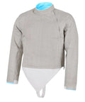 Beginner Friendly Electric Sabre Jacket For Women Fencing Vest With Inox Lame lightweight durable armor front view