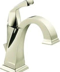 Dryden Single Hole Bathroom Faucet With Diamond Seal Technology, Single Handle, Polished Nickel Finish side view