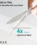 7 Inch All Purpose Scissors With Hybrid Arch Stainless Steel Blade For Sharp Workhorse Heavy Duty Cutting In Office Home School And Craft Projects Durable ABS Grip For Comfortable Use And Long Lasting Performance, cutting thick paper
