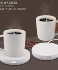 Smart Automatic Mug Warmer With Gravity Induction For Coffee And Tea Keeps Beverages Smooth And Hot All Day Office Desk Essential.