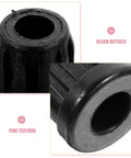 Close-up of Small Wheel Caster Socket Inserts 0.98 Inch Plastic Stem Sleeves For Computer Chair Swivel Replacement showing texture and details.