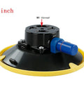 Six Inch Vacuum Suction Cup Mount Base With Hand Pump For Seam Joining And Leveling On Cars Boats RVs Glass And Metal Surfaces With Super Grip Built Tough For Auto Repair Color M8 featuring M8 thread