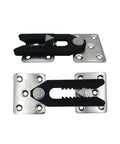 Easy Install Sectional Sofa Connector Clips Durable Couch Joint Snap Bracket Pins with metal base and black grip