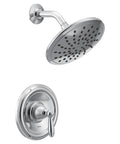 Brantford Chrome Posi-Temp Shower Trim Kit with 8-Inch Eco-Performance Rainshower head and valve