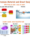 Super Soft Silicone Fidget Popper Blocks Keep Young Minds Busy Infinity DIY Shape Builder with bright colors and BPA free design.