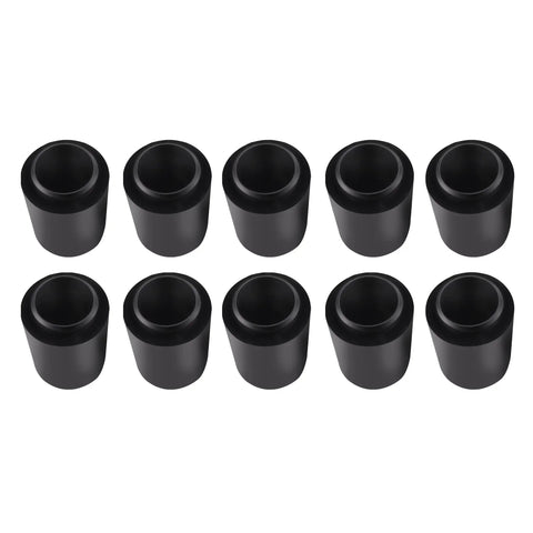 10 Pack Black Golf Shaft Ferrules Taper Tip 5/8 Inch Length, 0.355 Inch Diameter, Fits Titleist T100 T150 T200 T350 CB MB AP1 AP2 TMB Irons