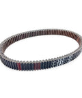 OEM CVT Drive Belt For RZR Models 3211202 high performance replacement, showing the toothed belt design for cooler operation.