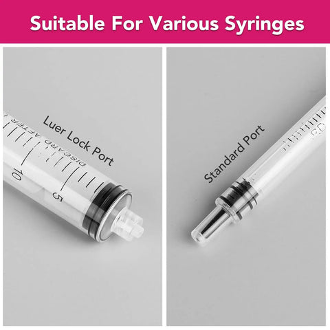 Pro Grade 150 Pack 29 Gauge One Half Inch Sterile Disposable Luer Lock Needles with Luer Lock and Standard Port Syringes