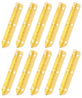 Ten Pack Small Hidden Piano Hinges For Wooden Boxes And Jewelry Chests, Smooth Swing Degree Hinge For DIY Craft Projects