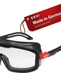 Anti Fog Safety Glasses With Rubber Gasket Seal Up To 95 Percent, Non OTG ANSI Z87.1, UV400 Protection, Scratch Resistant Lenses