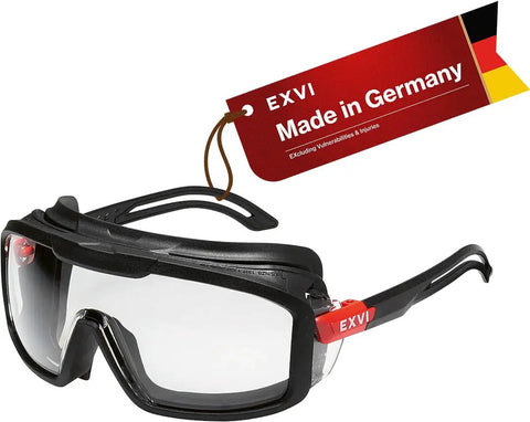 Anti Fog Safety Glasses With Rubber Gasket Seal Up To 95 Percent, Non OTG ANSI Z87.1, UV400 Protection, Scratch Resistant Lenses