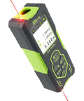 Two Way Laser Distance Meter With Angle Sensor And Pythagorean Mode, 393 Feet Range, Rechargeable Laser Measure With Color Backlit LCD Display, Area And Volume Calculations For Quick Efficient Jobsite Measurements.