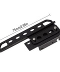 Metal Side Pedal Rock Sliders Beefed Up For 1/24 RC Crawler detail with 75mm black metal rails, fits Axial SCX24