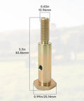Shoulder Bolt 7/16-14 For Lawn Mowers And Lawn Tractors Replacement Part 738-3102 938-3102 Durable Steel Fastener Close-up