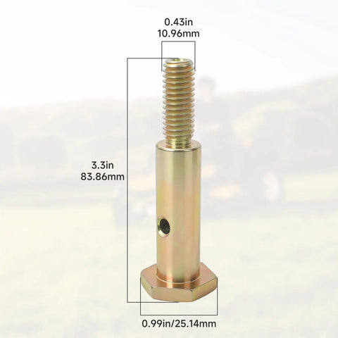 Shoulder Bolt 7/16-14 For Lawn Mowers And Lawn Tractors Replacement Part 738-3102 938-3102 Durable Steel Fastener Close-up