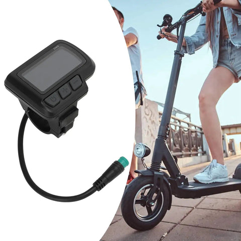 EN06 Electric Display For Electric Bikes LCD Screen 48V Power Meter Real Time Battery Level And Mileage Readout Compatible With 24V To 48V Ebike Systems Perfect For Mountain And City Rides Ride Ready