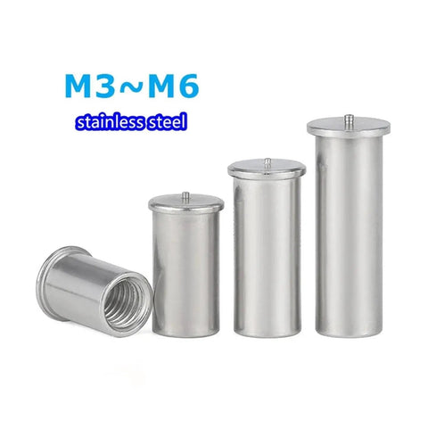 Pro Grade Stainless Steel Welding Studs And Hella Tough Standoff Pins For Pcb Led Electronics M3 M4 M5 M6 heavy duty sizes and threaded for mounting.