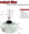 DC Brushless Air Conditioning Motor For Gree Three Wire Fan 310V 30W 900RPM Replacement Fits FW30J ZL product dimensions and specifications