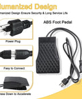 Hella Reliable 1000W Flex Shaft Rotary Tool With Easy Grip Foot Pedal And Stepless Variable Speed Up To 30000 RPM ABS foot pedal with power plug.