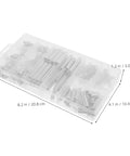 Super Dope 200 Piece Heavy Duty Compression Spring Assortment Kit For Home DIY Fixes Car Repairs And Machinery Gear That Works Amazing, 8.2 x 4.1 x 1.2 in organizer box