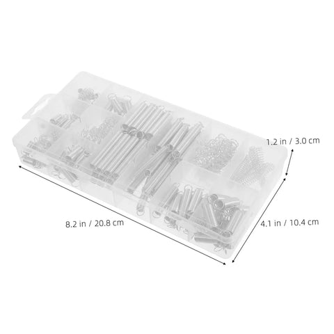 Super Dope 200 Piece Heavy Duty Compression Spring Assortment Kit For Home DIY Fixes Car Repairs And Machinery Gear That Works Amazing, 8.2 x 4.1 x 1.2 in organizer box