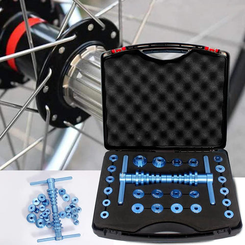 Aluminum Alloy Bicycle Bearing Press Set For Universal Wheel Hub Installation And Repair Durable Drift Tool Kit with case