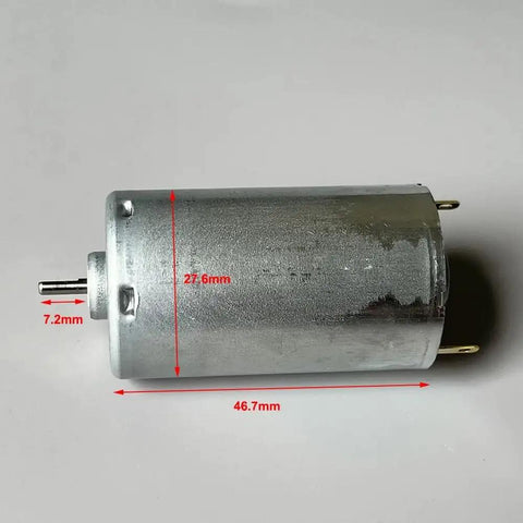 BHBHCPZGR 28Mm Dc 12V Electronic Starter Motor For Sweeping Machine Robot Vacuum Cleaner. D Shaft Design Compatible With R P390-St, 24100, And Dv Models. Reliable Power Solution For Your Cleaning Equipment. High Performance Replacement Part For