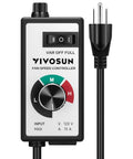 Three Speed Variable Fan Speed Controller For Inline Duct Fans In Ventilation Systems Easy Install Low Noise Energy Saver