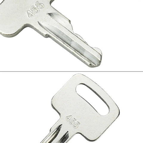 Workhorse Heavy Duty Ignition Keys For Forklifts And Scissor Lifts No Drama Replacement Gear Compatible With Genie And Skyjack Rig Quick Swap Silver Finish 455 104466 6 Pack Set