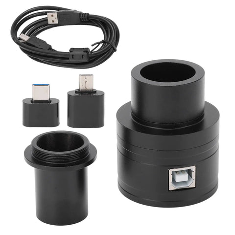 Dope 200W USB Telescope Eyepiece Camera 1.25 Inch Mini Electronic Camera with USB cables and adapters for telescopes