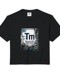 Check Out This Cozy Vise Gauge Square Men Gifts Set For Machinists And CNC Lovers, Soft Washed Crop Top With Boxy Fit And Heavyweight Cotton In Beige That Looks Sick, black crop top with engineering graphic design.
