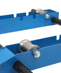 Heavy Duty Cable Dispenser Drum Roller For Cord Management with industrial steel wire stand and slope design for single person use