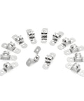 30 stainless steel conduit clamps, 1/2-inch, two-hole strap U brackets for securing rigid pipes