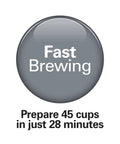 45 Cup Fast Brew Coffee Urn And Hot Beverage Dispenser Great For Large Crowds Keeps Coffee Hot And Ready Brews 15 To 45 Cups In About 28 Minutes