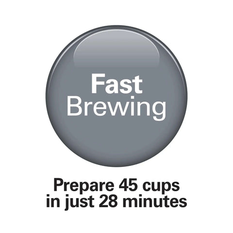 45 Cup Fast Brew Coffee Urn And Hot Beverage Dispenser Great For Large Crowds Keeps Coffee Hot And Ready Brews 15 To 45 Cups In About 28 Minutes