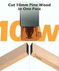 Kortek 10W Laser Engraver Desktop Cutter With Wireless App Control cutting 10mm pine wood in one pass